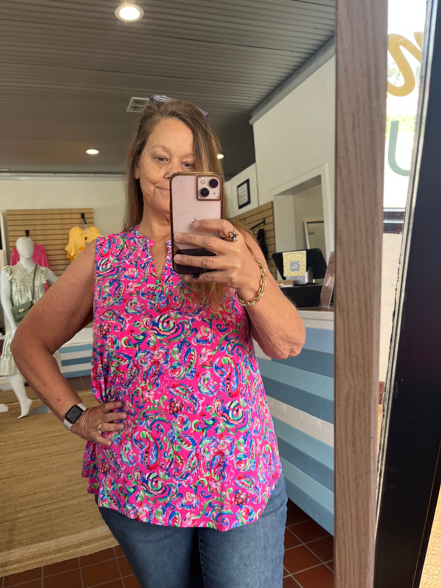 Pink Paradise Lizzy Tank