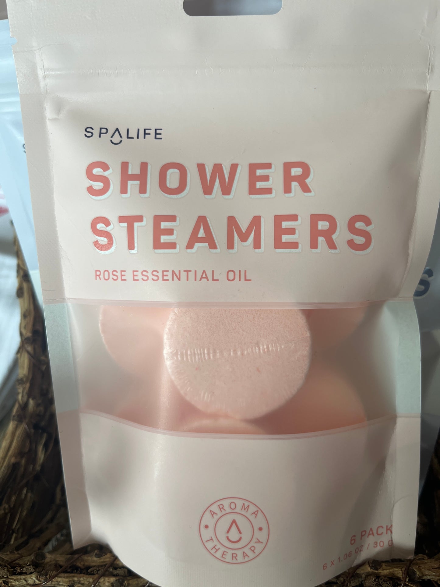 Aromatherapy Shower Steamers with Rose Essential Oil