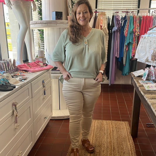 Judy Blue Plus Size Hi Rise Tummy Control Bone Jeans