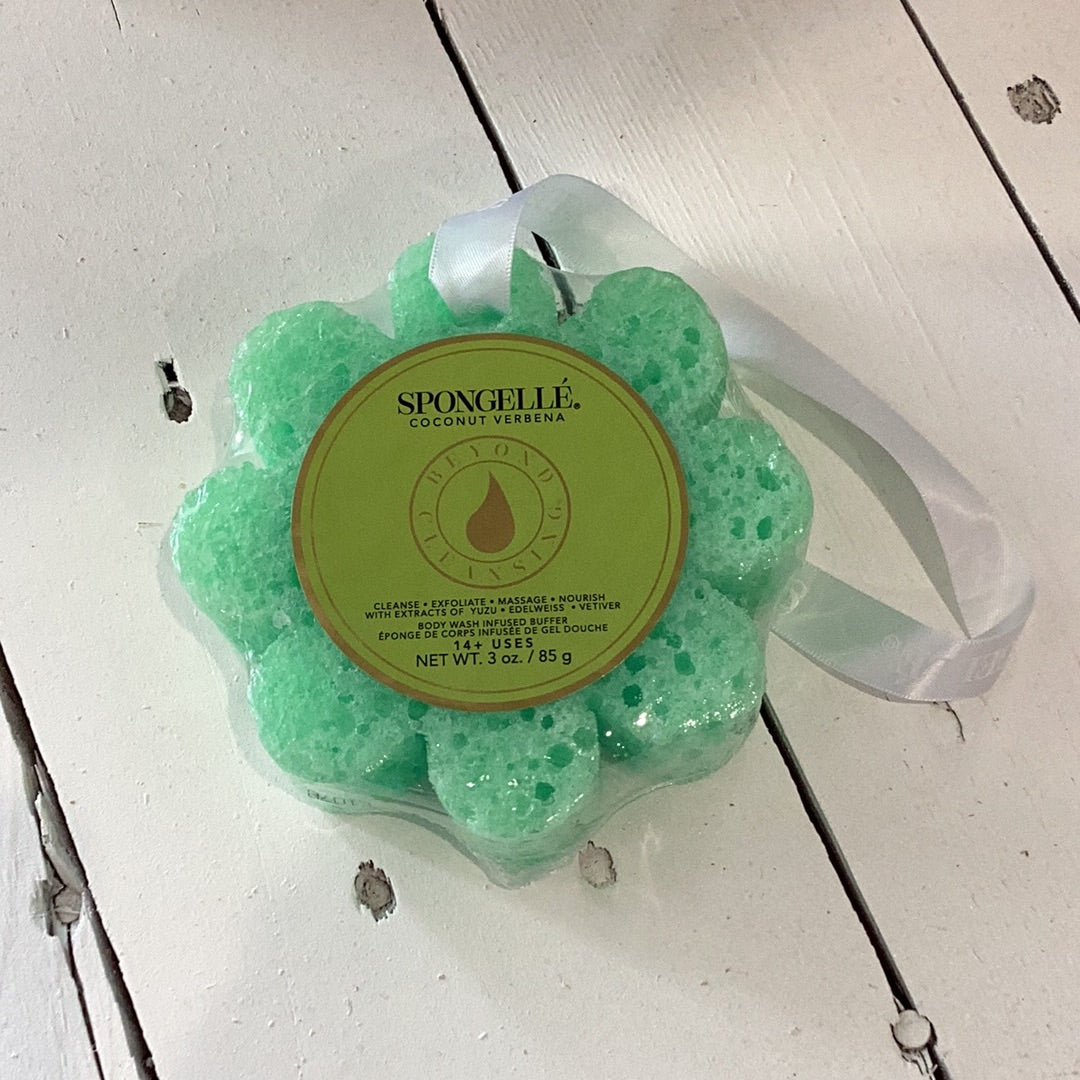 Wildflower Spongelle Coconut Verbana.  14 + uses, 3 oz.