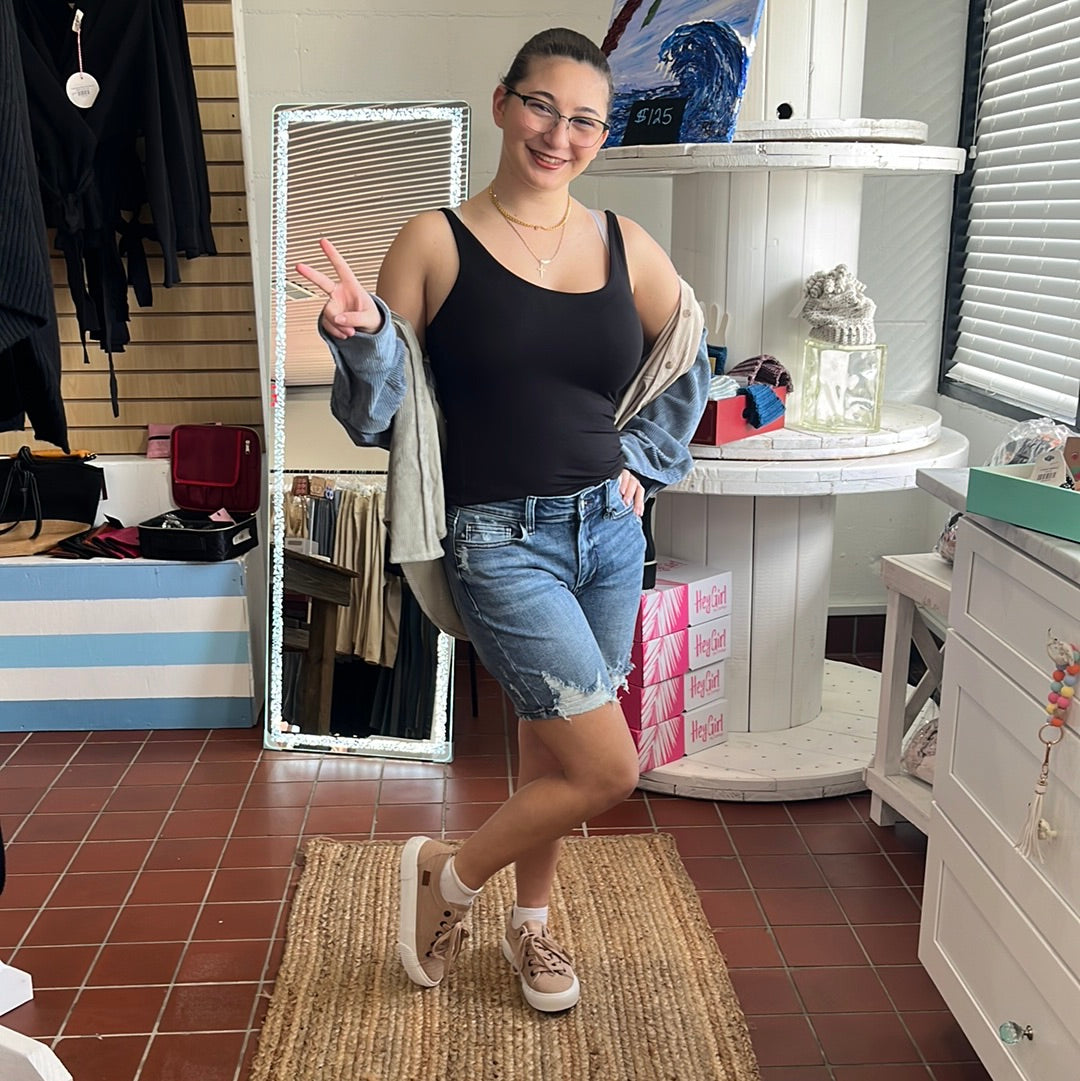 Judy Blue High Waist Bermuda Shorts