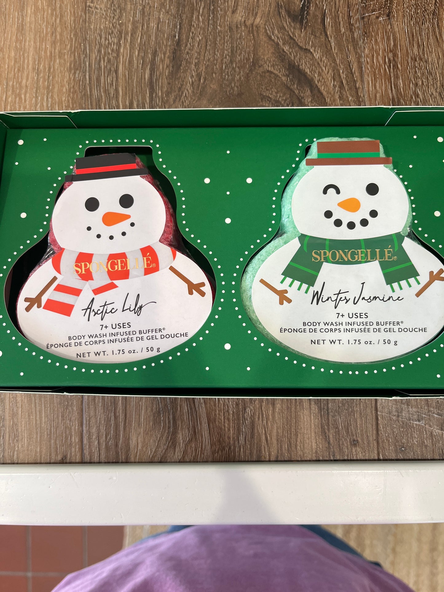 Spongelle Let It Snow Holiday Snowman Gift Set