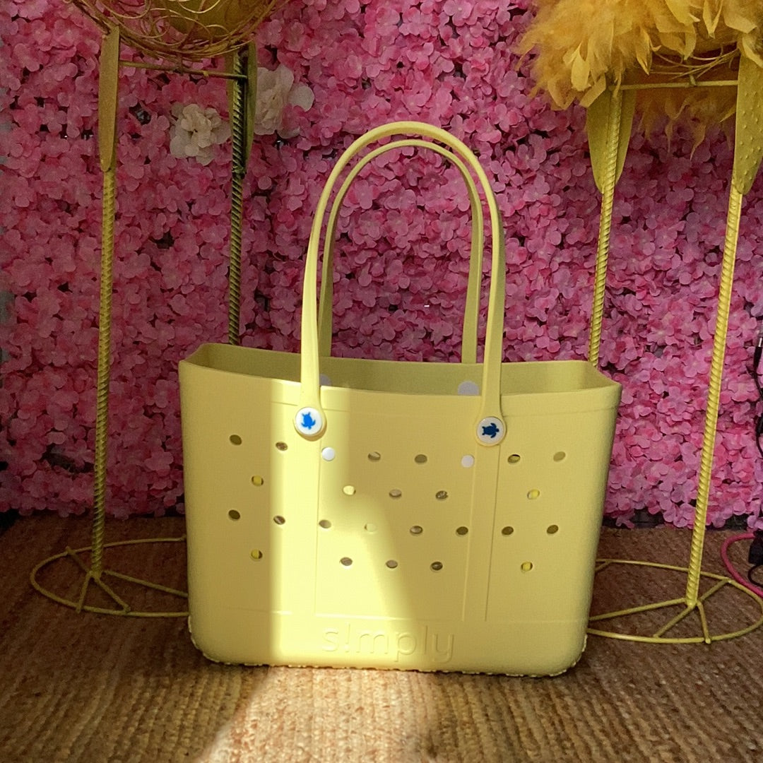 Simply Southern Yellow Tote - Sunshine Boutique