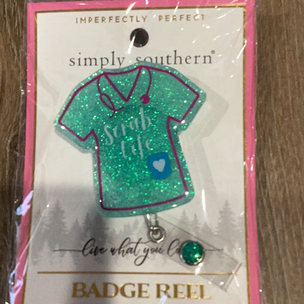 Badge Reel - Simply Southern (Bun)
